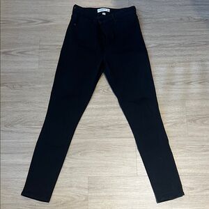 Abercrombie & Fitch Black Super Skinny High Rise Jeans